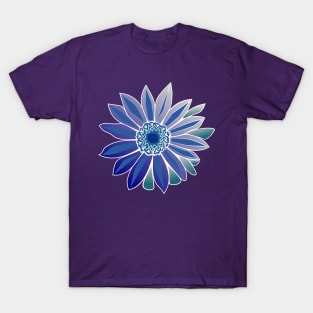 African Daisy Blues T-Shirt